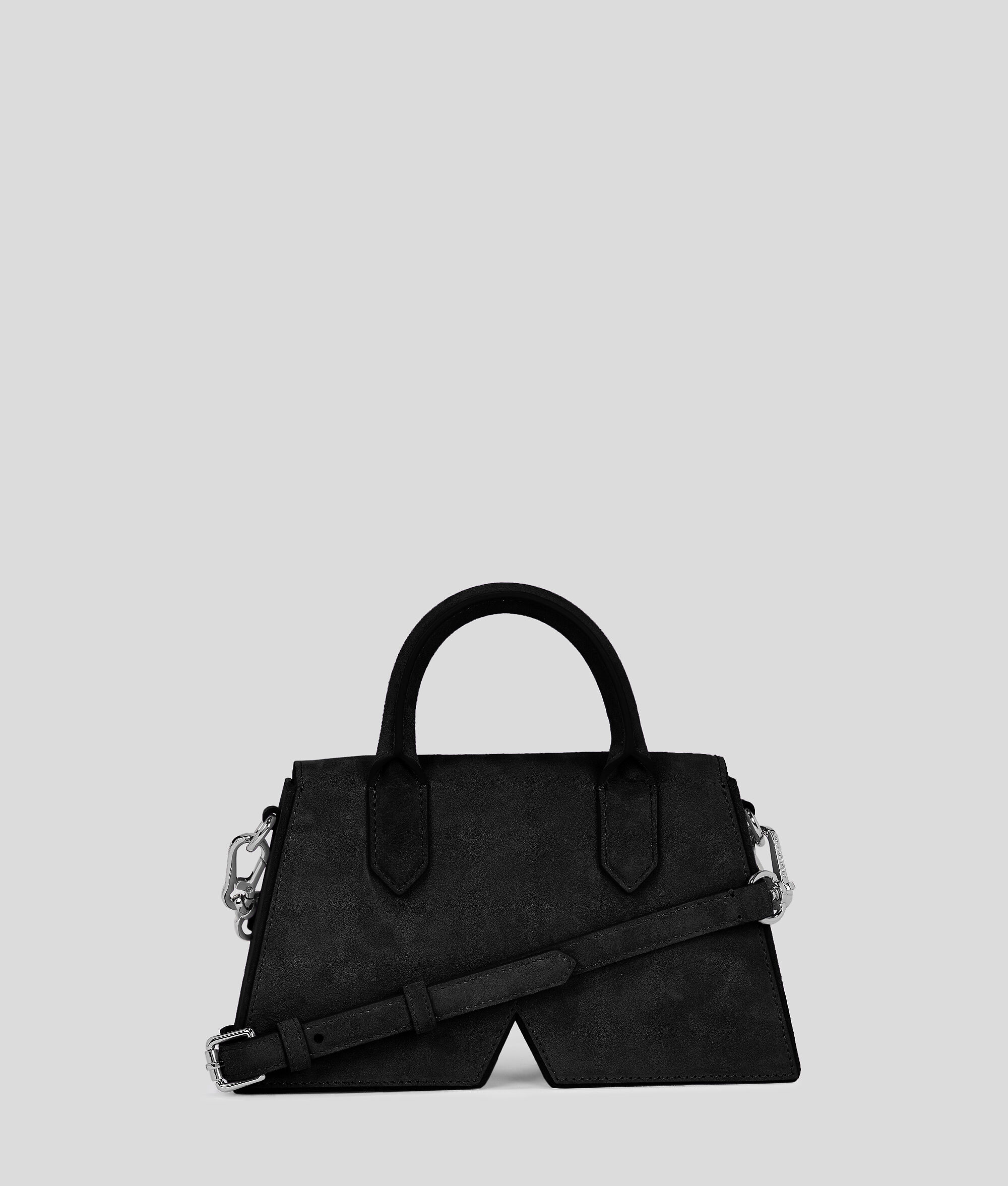 (image for) Compact IKON K SMALL SUEDE CROSSBODY BAG